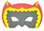 Máscara fantasia Power Rangers Dino VERMELHO e.v.a  1 unidade. - Imagem 1