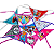 Bandana pet  MISTA estampada cetim - Imagem 3