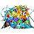 Bandana pet  MISTA estampada cetim - Imagem 5