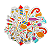 Adesivo pet Stickers ANO NOVO - Imagem 1