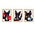 Kit 3 Quadros Decorativos Com Moldura em Madeira A3 Sala Quarto Escritório - Imagem 3