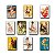 Kit com 10 Quadros Pin-Up Placas Decorativas MDF Quarto Sala - Imagem 1