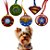 Kit com 30 Gravatinha Medalhão Pet  Shop EVA Super Heróis - Imagem 8