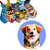 Kit 10 Gravatinhas Dia dos Pais EVA Pet Shop Cão e Gato G - Imagem 1