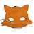Kit 05 Máscaras Fantasia Infantil Animal Rapozinha Floresta - Imagem 5