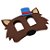Kit 05 Máscaras Fantasia Infantil Animal Lobo Floresta - Imagem 1