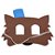 Kit 05 Máscaras Fantasia Infantil Animal Lobo Floresta - Imagem 5