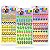 Kit com 238 Adesivos Sticker Pet 03 Cartelas Cão e Gato - Imagem 1