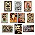 Kit 10 Placas Barbearia Quadros Decoração Painel 28,7x22cm - Imagem 1