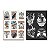 Kit com 02 Placas MDF Barbearia Decoração Quadros 28,7x22cm - Imagem 1