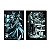 Kit 2 Placas MDF Quadro Barbearia Studio Decoração 28,7x22cm - Imagem 1