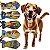 Kit 50 Gravatas Tam G Pet EVA Ursinho Personagens Cão e Gato - Imagem 6