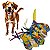Kit 10 Gravatas Tam G Pet EVA Ursinho Personagens Cão e Gato - Imagem 8