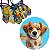 Kit com 10 Gravatinhas P EVA Personagens TV Pet Cães e Gatos - Imagem 6