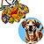 Kit 30 Gravatinhas G Pet EVA Ursinho Personagens Cão e Gato - Imagem 7