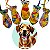 Kit 10 Gravatinhas G Pet EVA Ursinho Personagens Cão e Gato - Imagem 5