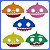 Kit 5 Mascara Fantasia Infantil Baby Shark Pronta Entrega - Imagem 1