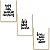 Kit 3 Placas MDF Frases Easy Like Sunday Morning A4 FS3 - Imagem 1