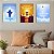 Kit 3 Placas MDF Parede Frases Religiosas Jesus Cristo FE12 - Imagem 4