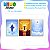 Kit 3 Placas MDF Parede Frases Religiosas Jesus Cristo FE12 - Imagem 3