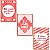 Kit 03 Placas MDF Eu Amo Você Decoração Quadros Tam A4  AR10 - Imagem 1