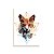 Kit 02 Placas MDF Lobo e Raposa Decoração Parede  Tam A4 - Imagem 5