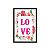 Kit 02 Placas MDF Love e Gratidão Decoração Parede Tamanho A4 - Imagem 5