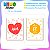 Kit com 02 Placas MDF Amor e Fé Decoração Parede Tam A4 AR1 - Imagem 3