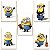 Kit 05 Placas MDF Personagens Infantis Filme para Decoração PF8 - Imagem 1