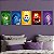 Kit 05 Placas MDF Personagens Emoções Parede Colorido PF7 - Imagem 4