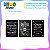 Kit 03 Placas Decorativa MDF Tarefa do Dia Ser Feliz DC10 - Imagem 3