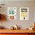 Kit 2 Placas MDF Deixa Deus Colorir sua Vida Decoração FE22 - Imagem 4