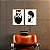 Kit 2 Placas Decorativa Barbearia MDF I Love my Beard BR31 - Imagem 4