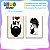 Kit 2 Placas Decorativa Barbearia MDF I Love my Beard BR31 - Imagem 3