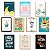 Kit 10 Placas MDF Aesthetic Moderno para Ambientes DC41 - Imagem 1