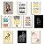 Kit 10 Placas MDF Mensagens de Fé Inspiradoras FE32 - Imagem 1