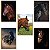 Kit 5 Placas MDF Cavalos Decorativos Estilo Country DC35 - Imagem 1