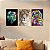Kit 3 Placas MDF Leão Estilo Contemporâneo para Parede DC34 - Imagem 4