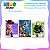Kit 3 Placas MDF Heróis e Brinquedos 3D para Quarto PF9 - Imagem 3