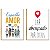 Kit 2 Placas MDF Espalhe Amor Lar Abençoado Decoração FE30 - Imagem 1