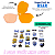 Kit 50 Adesivos Pet Super Colante Olografico Dia dos Pais - Imagem 3