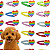 50 Adesivos Pet Piercings Tic Tac Olográfico Banho Tosa Core - Imagem 1