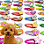 50 Adesivos Pet Piercings Tic Tac Olográfico Banho Tosa Mult - Imagem 1