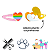 50 Adesivos Pet Piercings TicTac Olográfico BanhoTosa Animal - Imagem 4