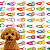 50 Adesivos Pet Piercings TicTac Olográfico BanhoTosa Animal - Imagem 1