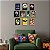 Kit 10 Placas MDF Geek Gamer 22x28,7 cm Decoração Parede - Imagem 3