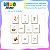 Kit 10 Placas MDF Infantil Arco-Íris e Coelho Parede A4 - Imagem 3