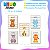 Kit 5 Placas MDF Infantil Bichinhos Gentil Forte Feliz A4 - Imagem 3