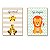 Kit 5 Placas MDF Infantil Bichinhos Gentil Forte Feliz A4 - Imagem 6