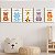 Kit 5 Placas MDF Infantil Bichinhos Gentil Forte Feliz A4 - Imagem 4
